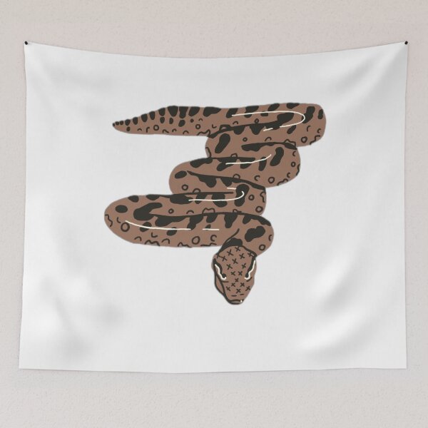 Item preview, Spotted Brown Snake Illustration designed and sold by DailyDoodlesBySumbul.