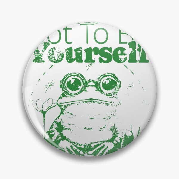 Item preview, Life's Too Short Not To Be Yourself Frog Design, Cute Cottagecore Frog, Inspirational Nature Quote designed and sold by Bigohobi.