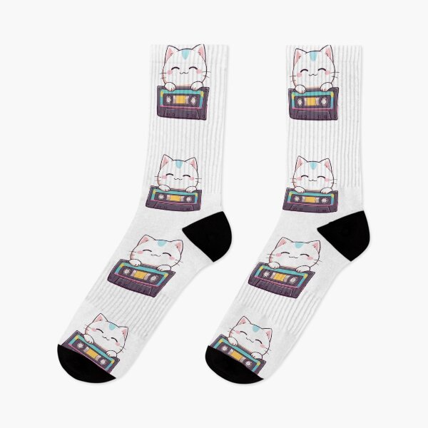Item preview, Retro Cassette Cat  designed and sold by tommysworks.