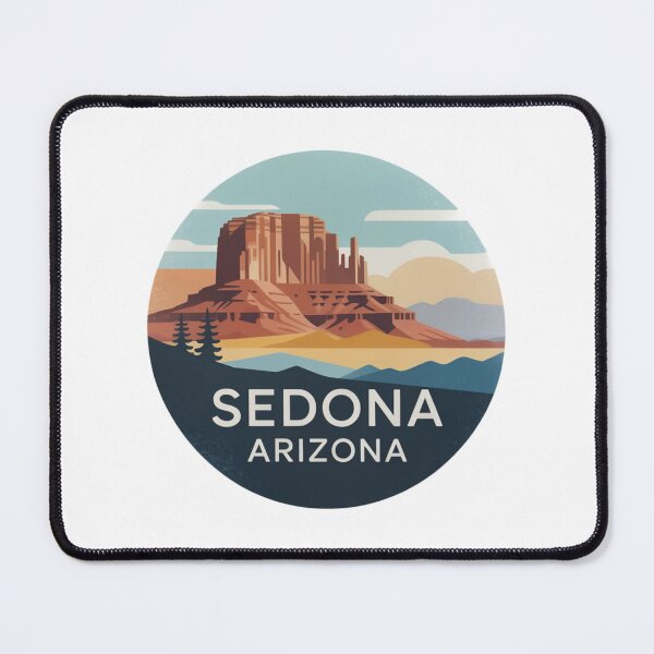 Item preview, Sedona Arizona: Red Rock Landscape Illustration designed and sold by CircinusStore.