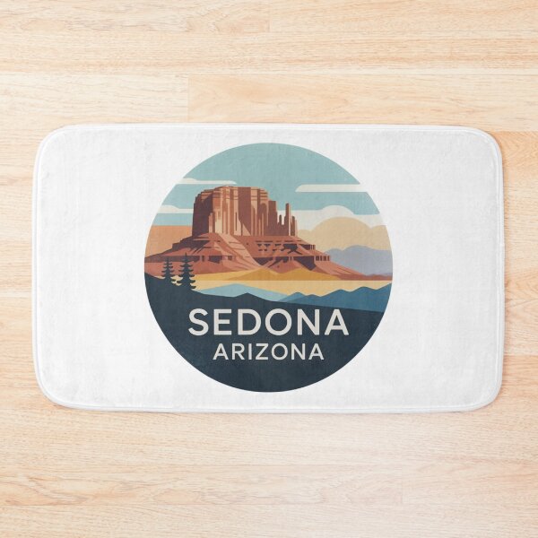 Item preview, Sedona Arizona: Red Rock Landscape Illustration designed and sold by CircinusStore.