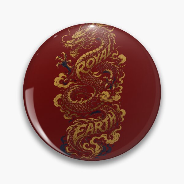 Item preview, Golden Traditional Eastern Dragon Mythical Serpent Illustration designed and sold by RoyalEarthstore.