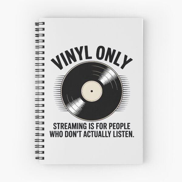 Item preview, Retro Vinyl Only Phonograph Record Music Nostalgia Slogan designed and sold by Enea Kelo.