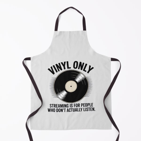 Item preview, Retro Vinyl Only Phonograph Record Music Nostalgia Slogan designed and sold by Enea Kelo.