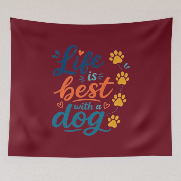 Item preview, Life Is Best with a Dog – Premium Pet Lover designed and sold by annenambiro.