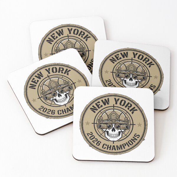 Item preview, New York 2026 Champions - Tactical Operator Skull Minimal Sticker designed and sold by theminimalzone.