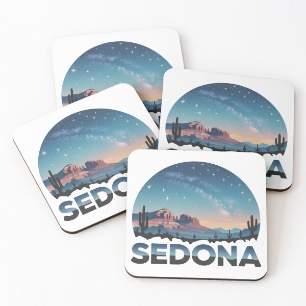 Item preview, Sedona Arizona: Milky Way Desert Illustration designed and sold by CircinusStore.