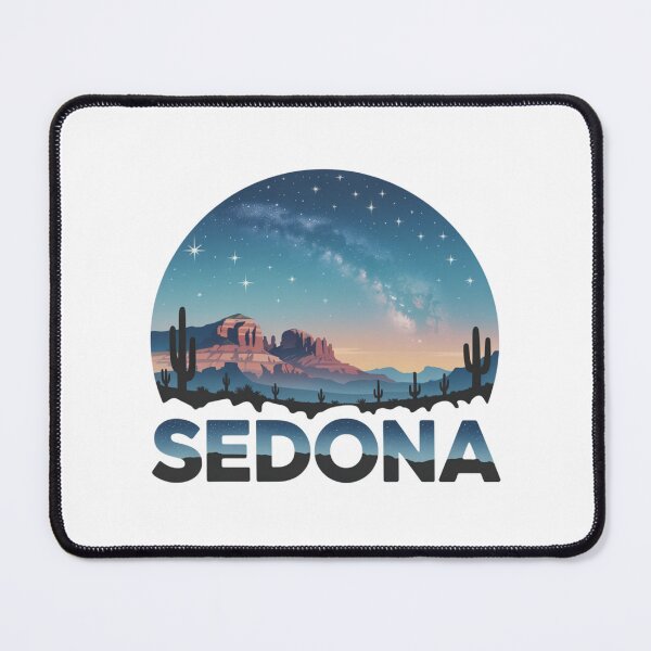 Item preview, Sedona Arizona: Milky Way Desert Illustration designed and sold by CircinusStore.