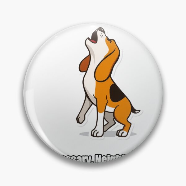 Item preview, Beagle Sticker - Bay Was Necessary Neighbors Disagree - Funny Beagle Gift designed and sold by pawdrops.