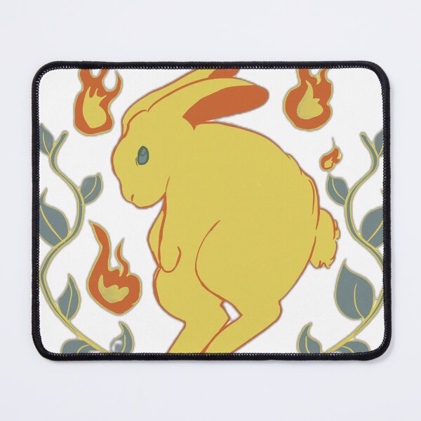 Item preview, Cute Fire Bunny Illustration designed and sold by DailyDoodlesBySumbul.