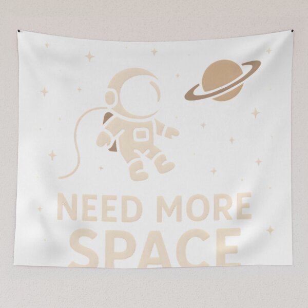 Item preview, Need More Space Funny Astronaut Galaxy Retro Space Lover T-Shirt designed and sold by AVINN-SENPAI.