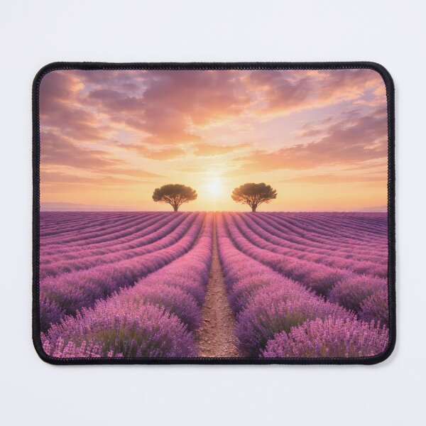 Item preview, Lavender Sunset Path – Purple Field designed and sold by Yomere.