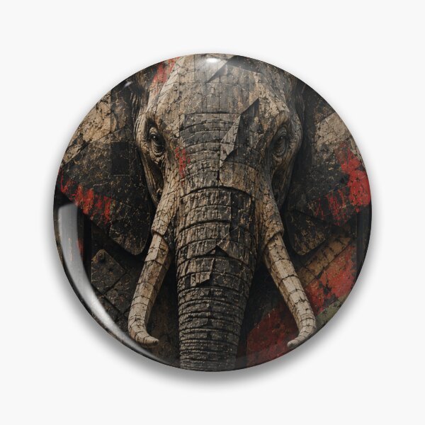 Item preview, Builder Built With Intention Elephant Geometric Canvas Print designed and sold by SavannaStrikes.