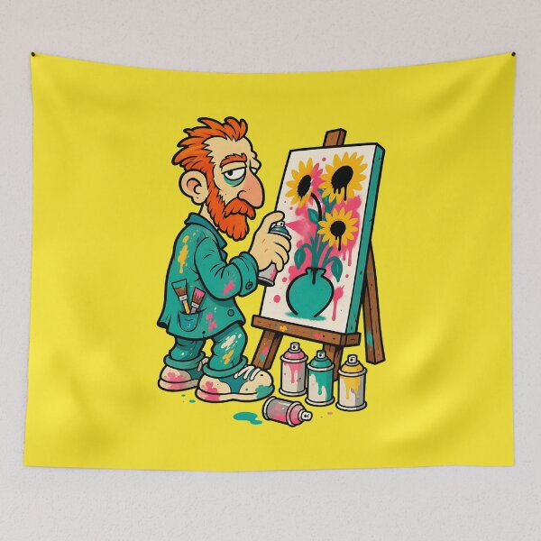 Item preview, Van Gogh Spraying designed and sold by BrambleBox.