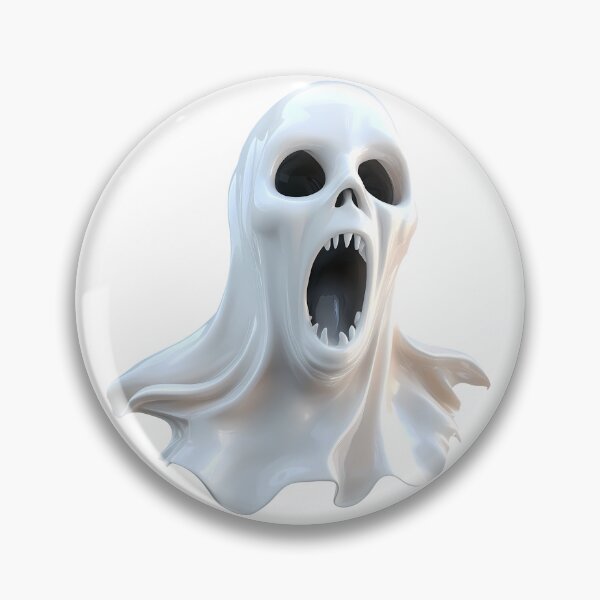 Item preview, Scary Ghost Face Illustration for Halloween designed and sold by Lilith.3x313 Vault.