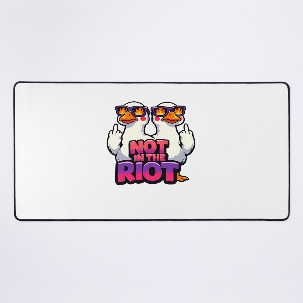 Item preview, Funny Riot Goose Meme Design designed and sold by MIROUZ2000.