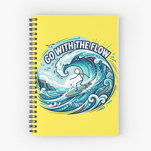Item preview, Go With the Flow Surf Adventure Stickman designed and sold by Chroma Dreams .
