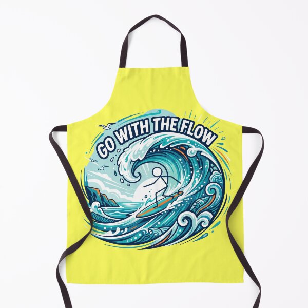 Item preview, Go With the Flow Surf Adventure Stickman designed and sold by Chroma Dreams .