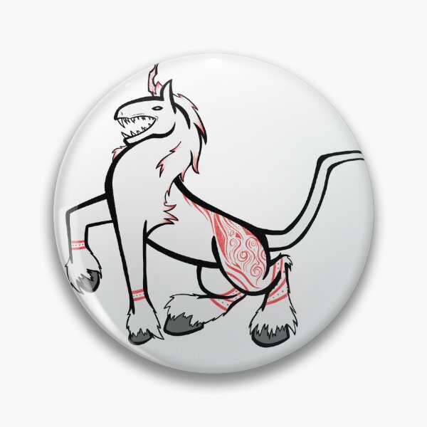 Item preview, Dangerous unicorn unshaded designed and sold by RandomFurryArt.