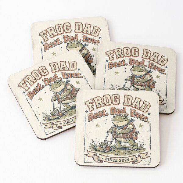 Item preview, Frog Dad Best Dad Ever Shirt | Vintage Frog Father's Day Graphic Tee designed and sold by DmaarGroup.