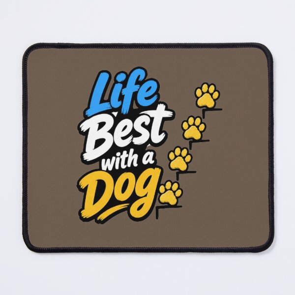 Item preview, Life Is Best with a Dog – Dog Mom designed and sold by annenambiro.