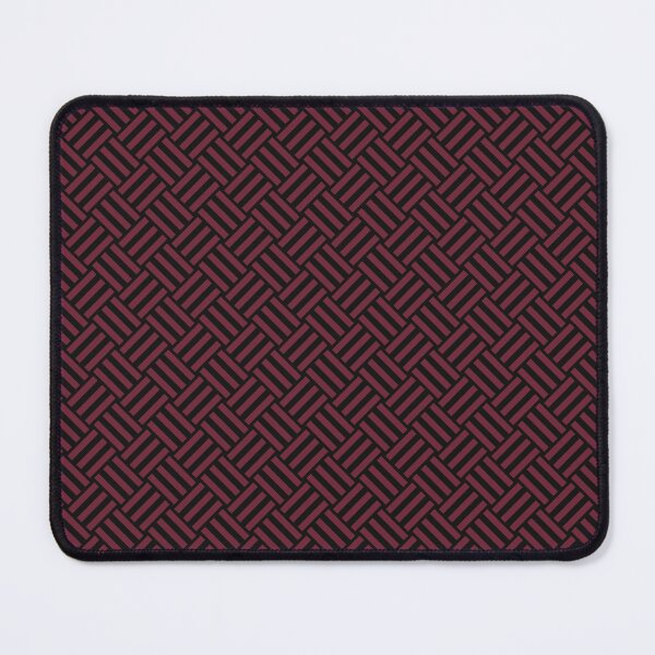 Item preview, Black and Burgundy basket weave designed and sold by pattern-archive.