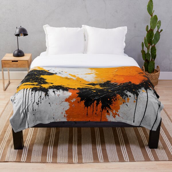 Item preview, Arte abstracto Explosiorange designed and sold by AndiiSyn.