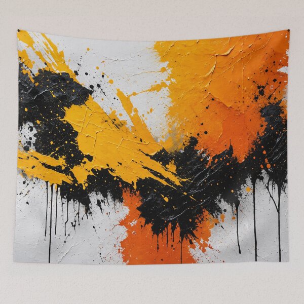 Item preview, Explosiorange Abstract Art designed and sold by AndiiSyn.