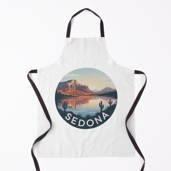 Item preview, Sedona Arizona: Retro Red Rock Landscape designed and sold by CircinusStore.