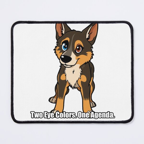 Item preview, Australian Shepherd Sticker - Two Eye Colors One Agenda - Aussie Gift designed and sold by pawdrops.