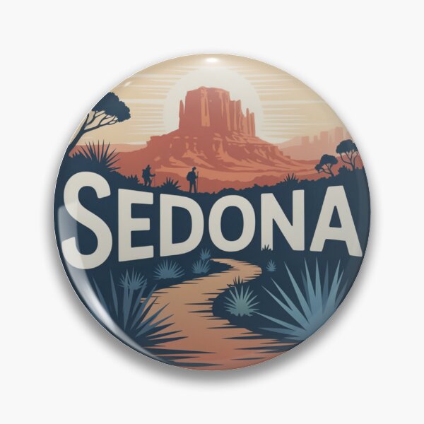 Item preview, Sedona Arizona: Hiking Trail Badge designed and sold by CircinusStore.