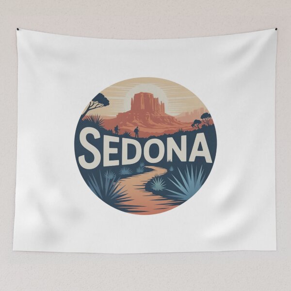 Item preview, Sedona Arizona: Hiking Trail Badge designed and sold by CircinusStore.