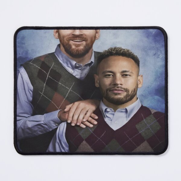 Item preview, Messi and Neymar Step Brothers Vintage 80s Yearbook Meme Shirt designed and sold by Kai4121.
