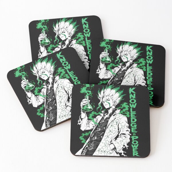 Item preview, Anime Scientist with Green Potion Knowledge is Power Sketch designed and sold by RoyalEarthstore.