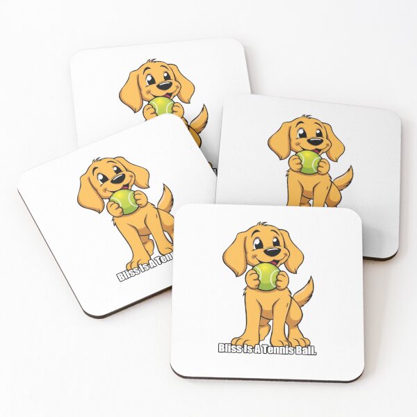 Item preview, Golden Retriever Sticker - Bliss Is A Tennis Ball - Funny Golden Gift designed and sold by pawdrops.