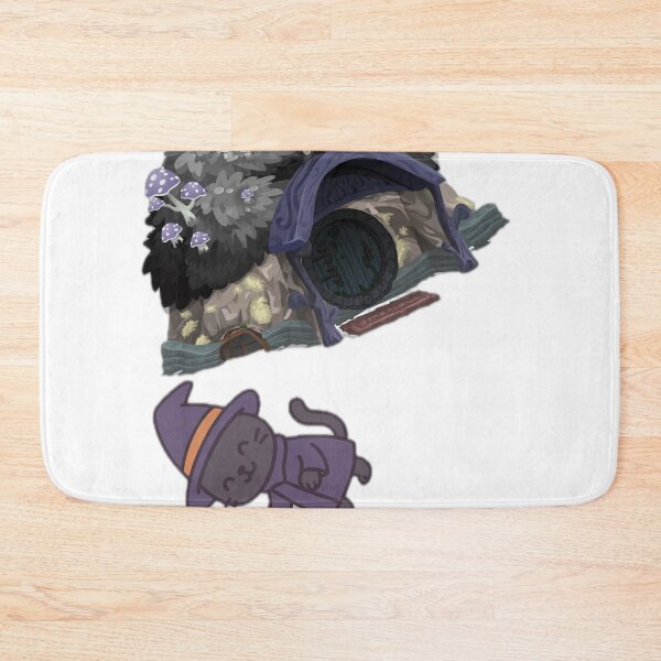 Item preview, Cute Witch Cat and Tiny Home designed and sold by DailyDoodlesBySumbul.
