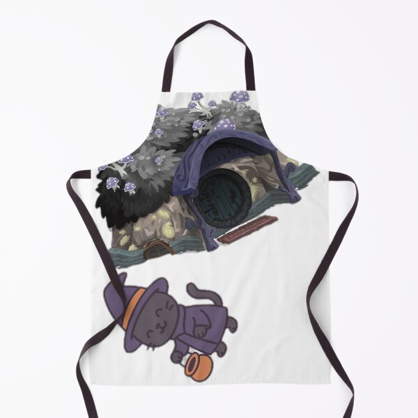Item preview, Cute Witch Cat and Tiny Home designed and sold by DailyDoodlesBySumbul.