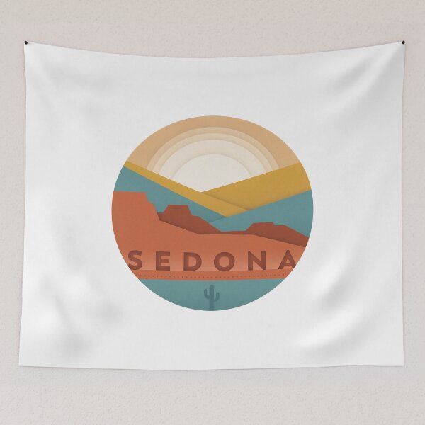 Item preview, Sedona Arizona: Geometric Desert Badge designed and sold by CircinusStore.