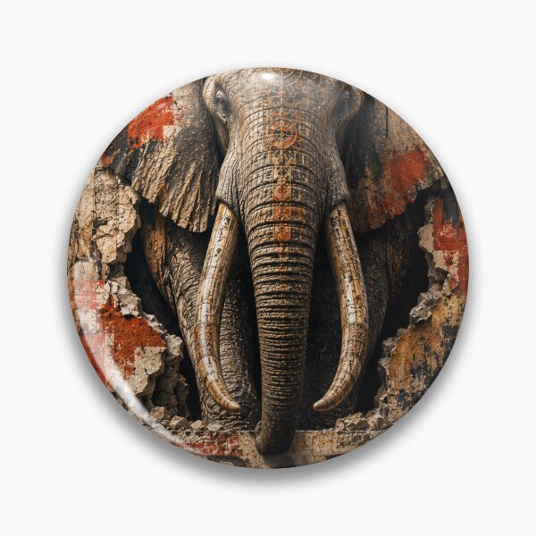 Item preview, Craftsman Craft Outlasts Fashion Elephant Slate Canvas Print designed and sold by SavannaStrikes.
