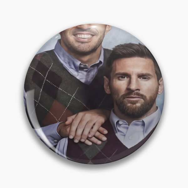 Item preview, Messi and Suarez Step Brothers Vintage 80s Yearbook Meme Shirt designed and sold by Kai4121.