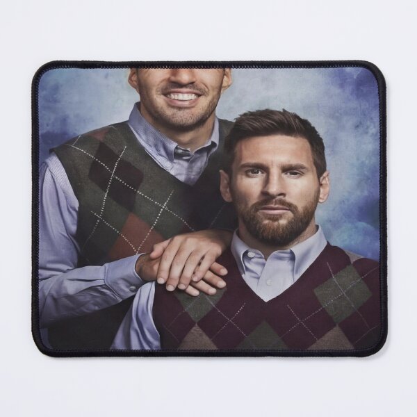 Item preview, Messi and Suarez Step Brothers Vintage 80s Yearbook Meme Shirt designed and sold by Kai4121.
