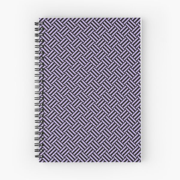 Item preview, Black and Lilac basket weave designed and sold by pattern-archive.