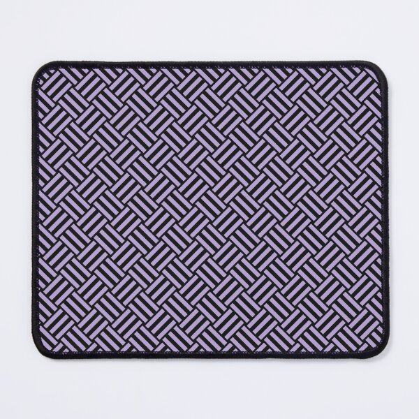 Item preview, Black and Lilac basket weave designed and sold by pattern-archive.
