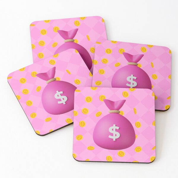 Item preview, Lecatso pink money bag designed and sold by LeCattArtist.