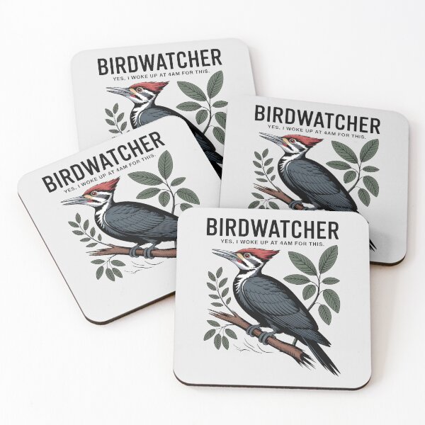 Item preview, Funny Birdwatcher Woodpecker Early Morning Birding Quote designed and sold by Enea Kelo.