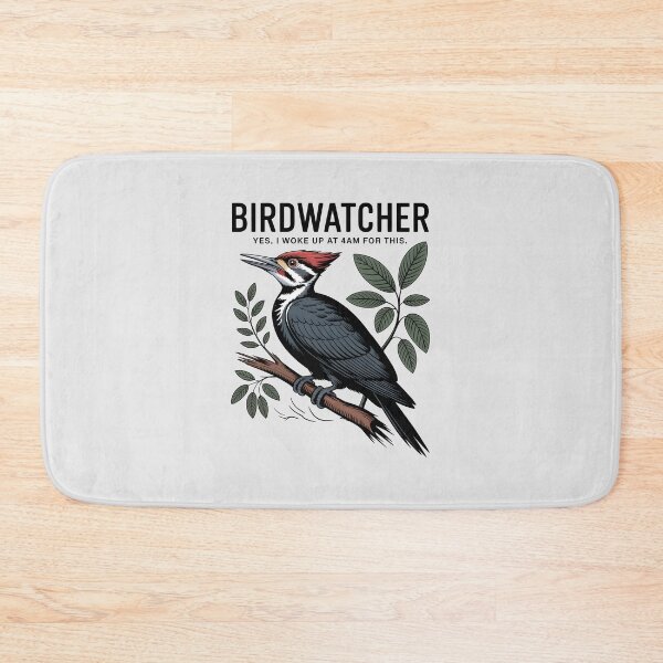 Item preview, Funny Birdwatcher Woodpecker Early Morning Birding Quote designed and sold by Enea Kelo.