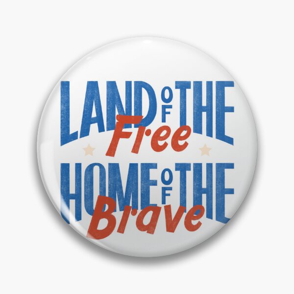 Item preview, America 250th Anniversary – Land of the free  Home of the Brave designed and sold by BoldPowStudio.