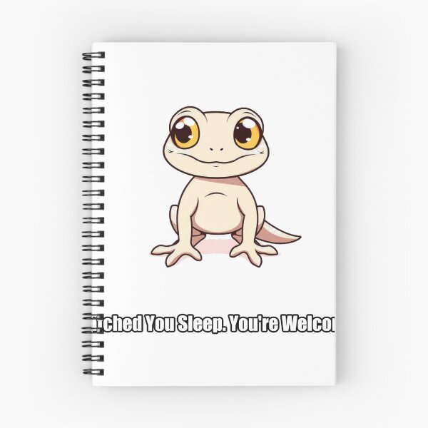 Item preview, Gecko Sticker - Watched You Sleep Youre Welcome - Funny Gecko Gift designed and sold by pawdrops.