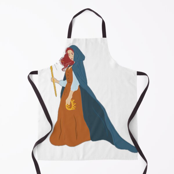 Item preview, Fantasy Sorceress with Magic Staff designed and sold by DailyDoodlesBySumbul.