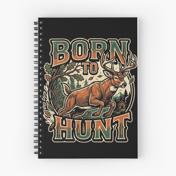 Item preview, Born To Hunt Vintage Whitetail Deer Cabin Badge designed and sold by PACS0011.